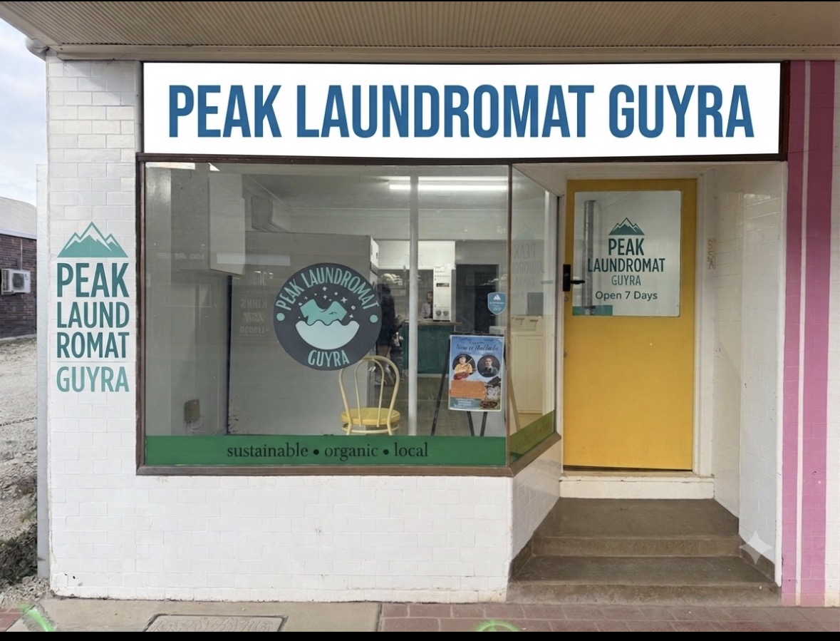 Peak Laundromat Guyra shopfront